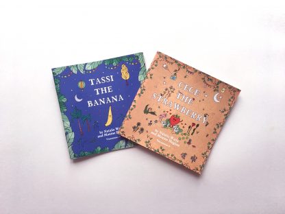 Tassi the Banana and Cece the Strawberry Paperback Book Bundle