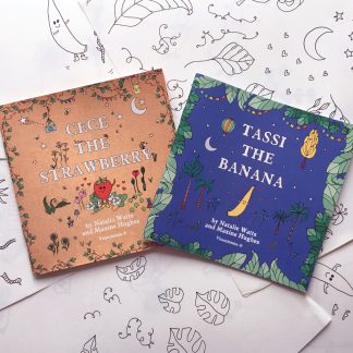 Cece the Strawberry and Tassi the Banana Paperback Book Bundle